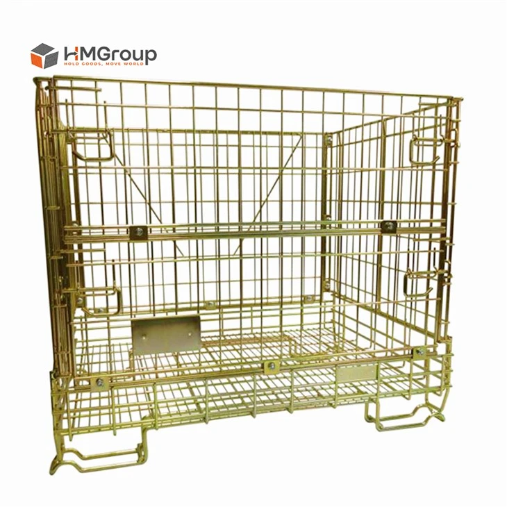 steel wine storage wire mesh container