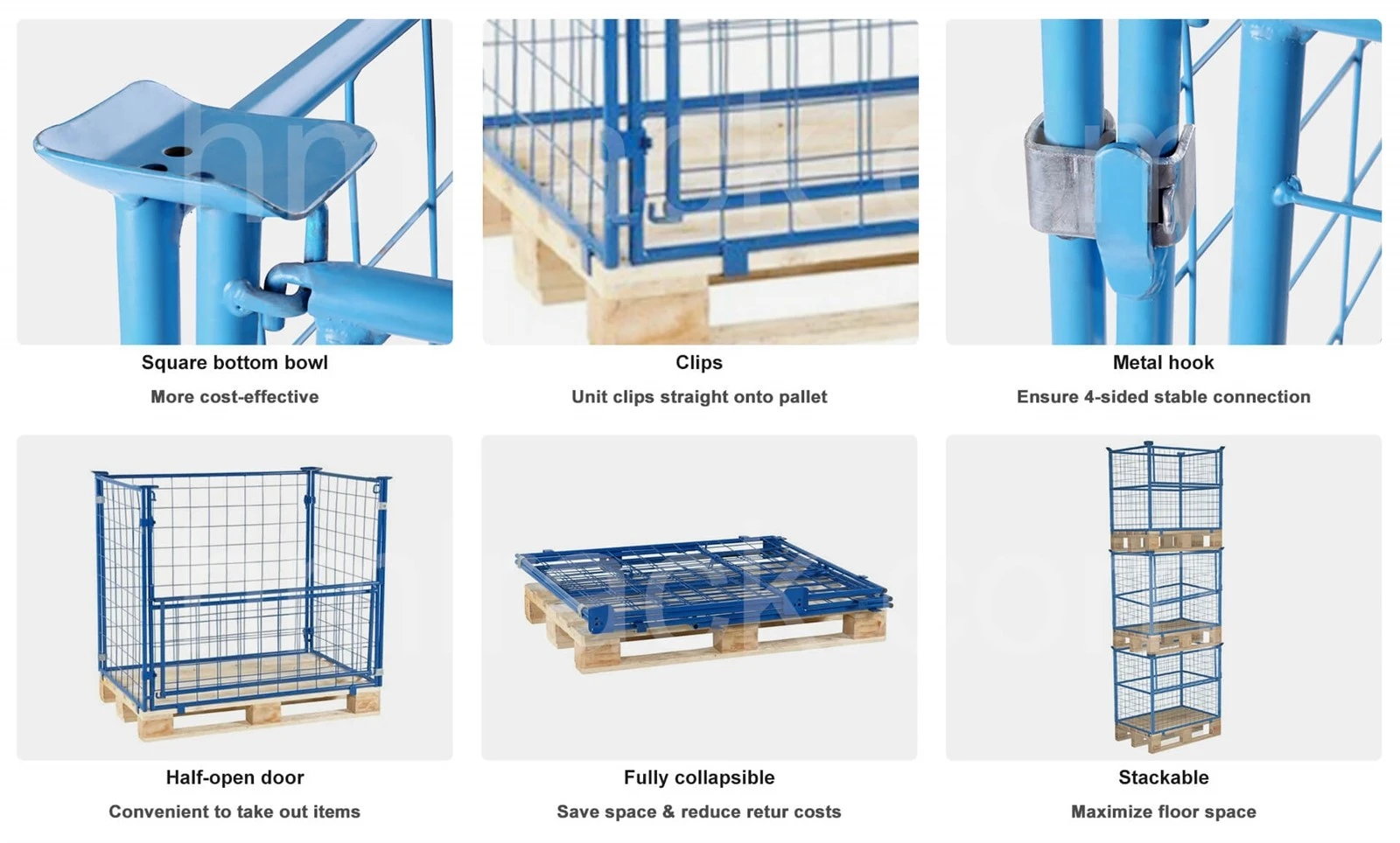 Details Cage Container for pallets Details Cage Container for pallets