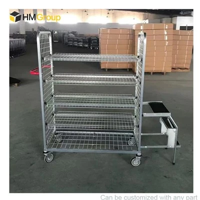 Chariot de préparation de commandes à plusieurs-niveaux